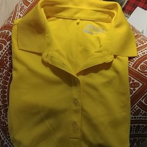 Nike Golf sunshine yellow performance top